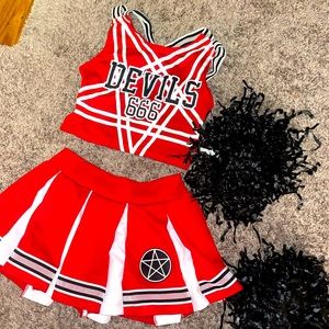 Dolls Kill Cheerleader Costume